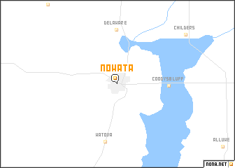 map of Nowata