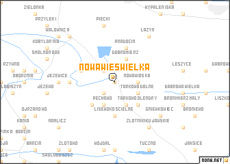 map of Nowa Wieś Wielka