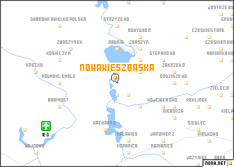 map of Nowawieś Zbąska