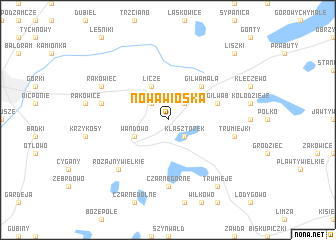 map of Nowa Wioska