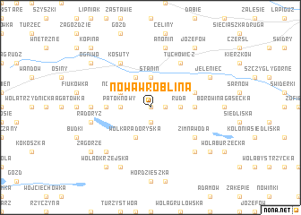 map of Nowa Wróblina