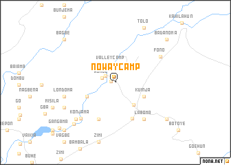 map of Noway Camp