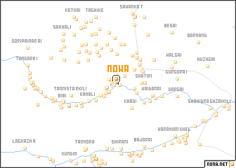 map of Nowa