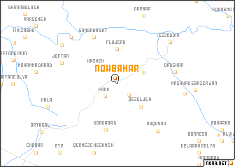 map of Nowbahār