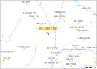 map of Nowbegān