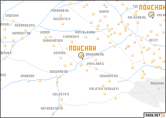 map of Nowchāh