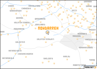 map of Now Darreh