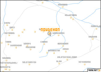 map of Now Dehān