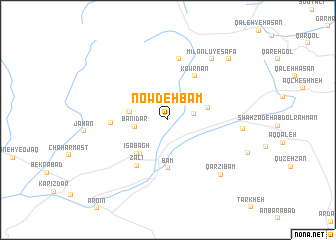 map of Now Deh Bām