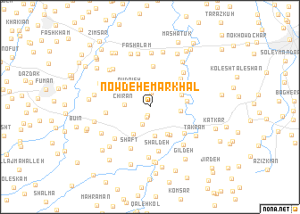 map of Now Deh-e Markhāl