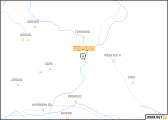 map of Nowdīk