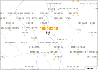 map of Nowdūzaq