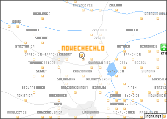 map of Nowe Chechło