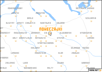 map of Nowe Czajki