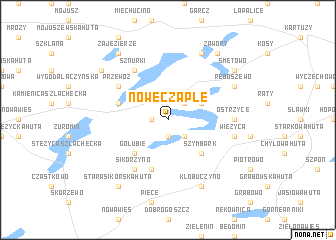 map of Nowe Czaple