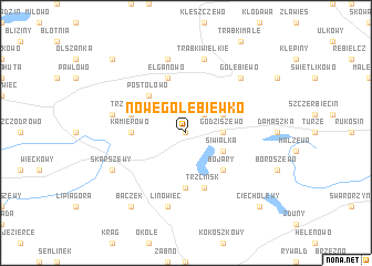 map of Nowe Gołębiewko