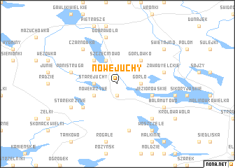 map of Nowe Juchy