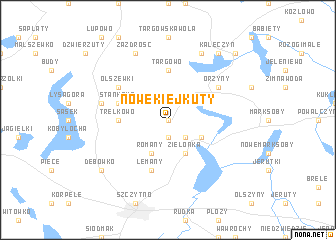 map of Nowe Kiejkuty