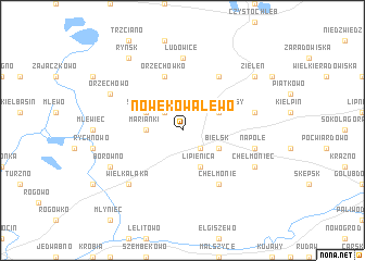 map of Nowe Kowalewo