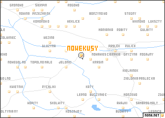 map of Nowe Kusy