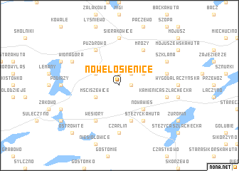 map of Nowe Łosienice