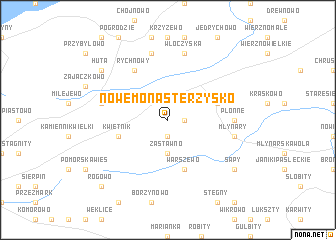 map of Nowe Monasterzysko
