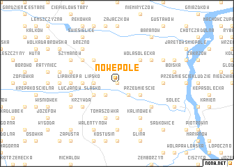 map of Nowe Pole