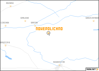 map of Nowe Polichno