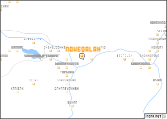 map of Nowē Qal‘ah