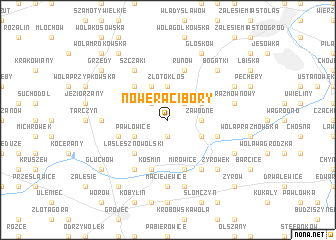 map of Nowe Racibory