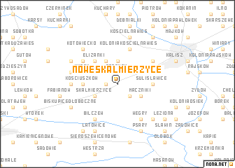 map of Nowe Skalmierzyce