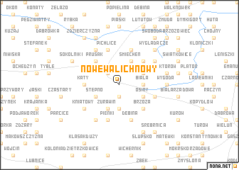 map of Nowe Walichnowy