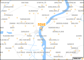 map of Nowe