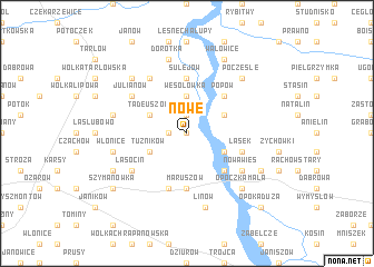 map of Nowe