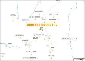 map of Nowfel Low Shātow