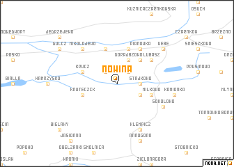 map of Nowina