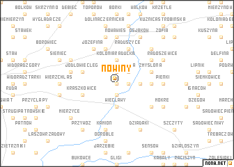 map of Nowiny