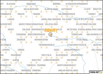 map of Nowiny