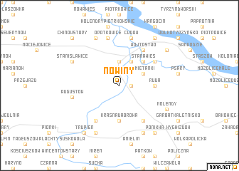 map of Nowiny