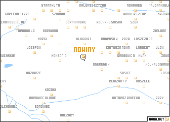 map of Nowiny