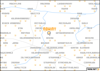 map of Nowiny