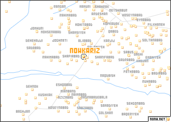 map of Now Kārīz