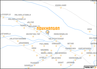 map of Now Khandān