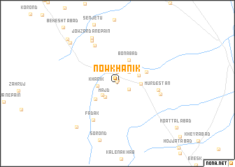 map of Nowkhānīk