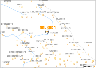 map of Nowkhān