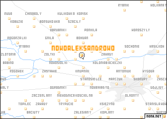 map of Nowo-Aleksandrowo