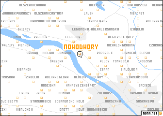 map of Nowodwory