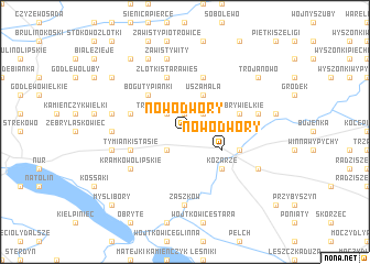 map of Nowodwory