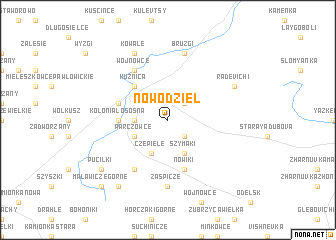 map of Nowodziel