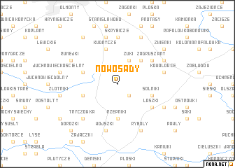 map of Nowosady